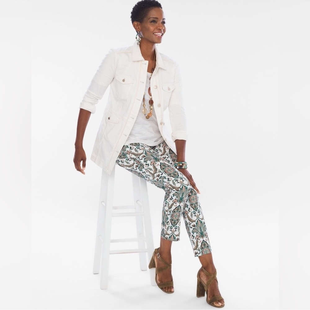 Chicos paisley print jeans